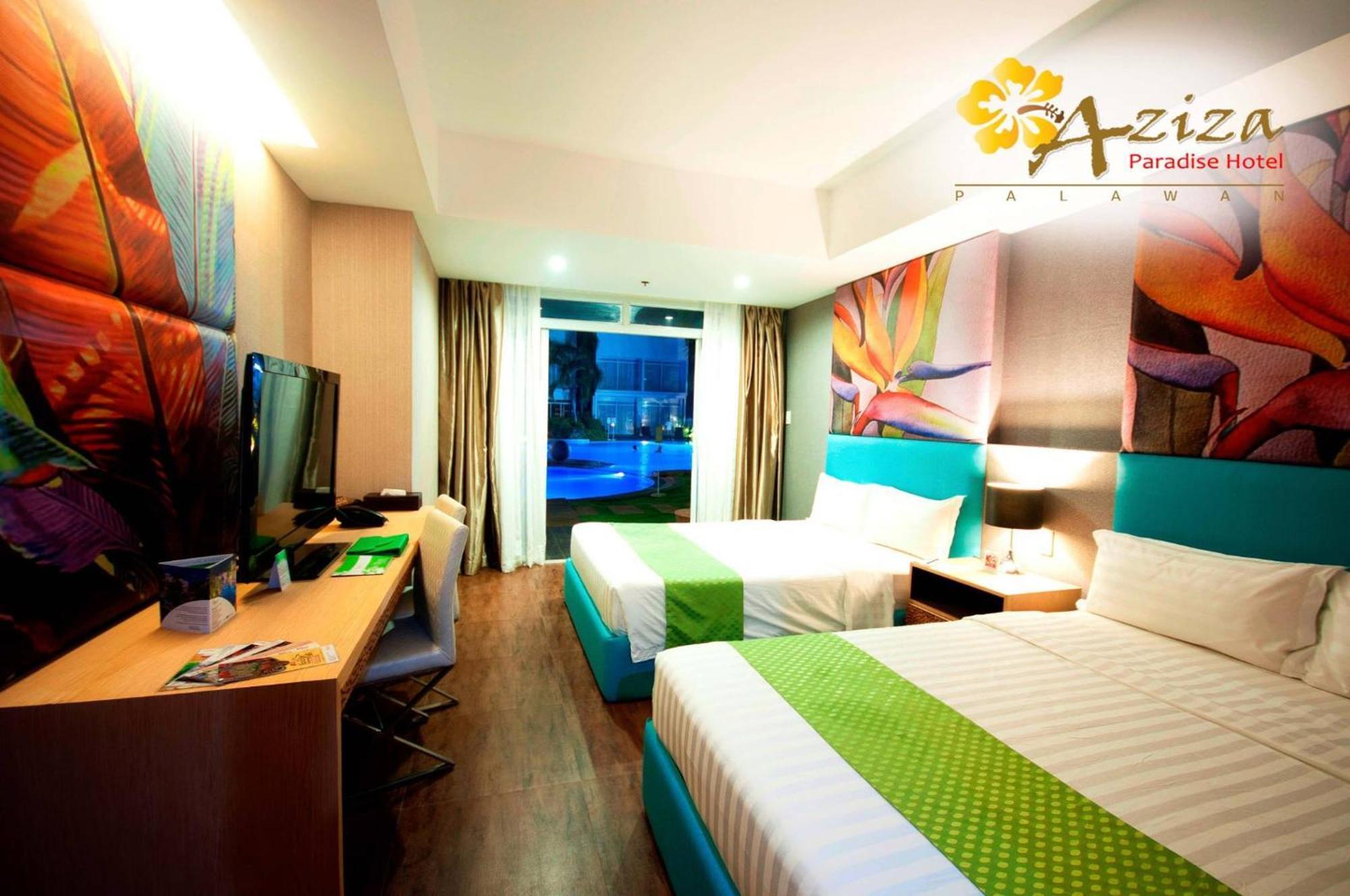 Aziza Paradise Hotel Puerto Princesa Bagian luar foto
